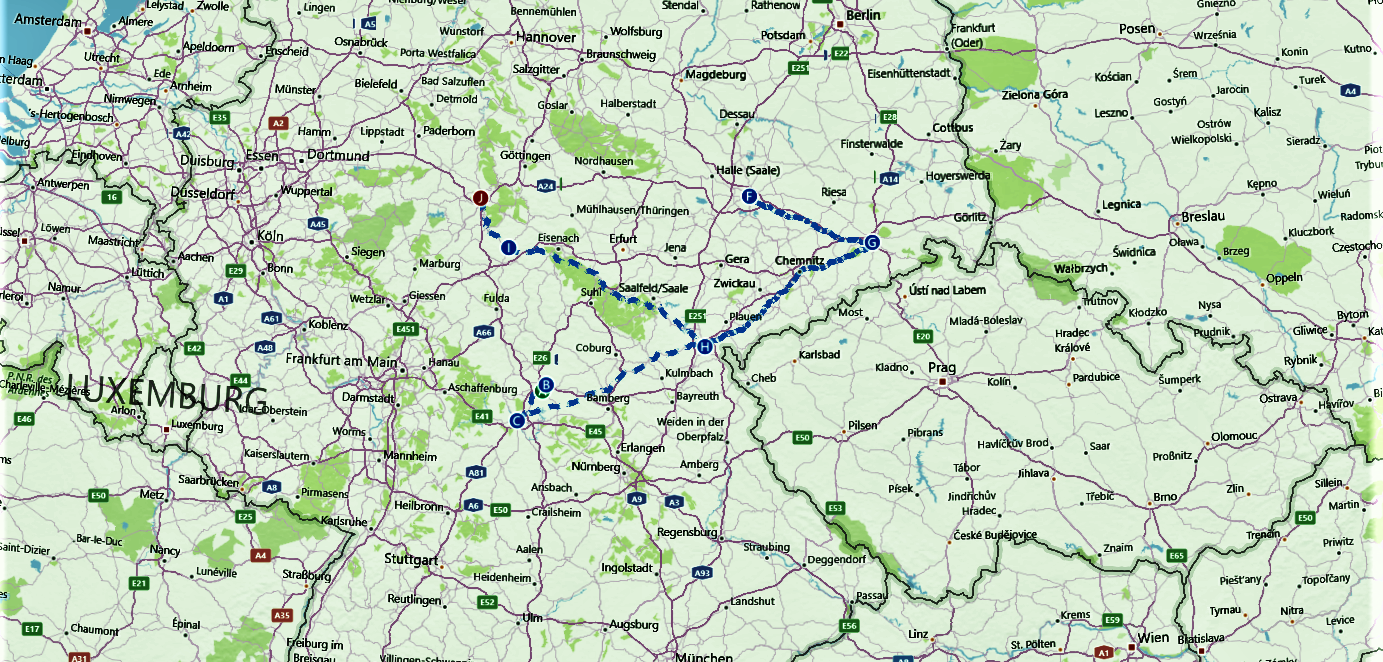 Der Transportweg Klemens Behrwinds